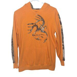 Legendary Whitetails Hoodie Sweatshirt‎ XL 18/20 The Outfitter Orange Camo